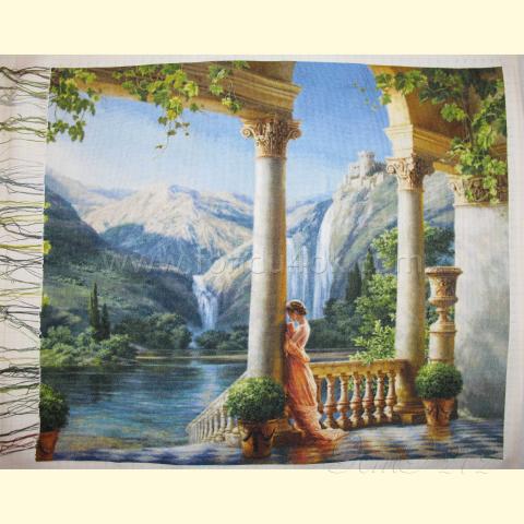 Вышивка - ткань: Аида 18 ct, техника: крестик в 2 нитки<br>Автор вышивки: Лариса Бекряшева (ЛаВи)