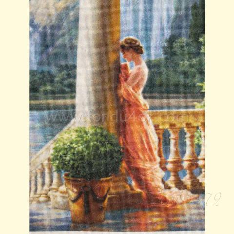 Вышивка - ткань: Аида 18 ct, техника: крестик в 2 нитки<br>Автор вышивки: Лариса Бекряшева (ЛаВи)