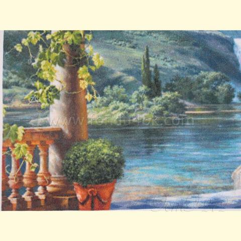 Вышивка - ткань: Аида 18 ct, техника: крестик в 2 нитки<br>Автор вышивки: Лариса Бекряшева (ЛаВи)