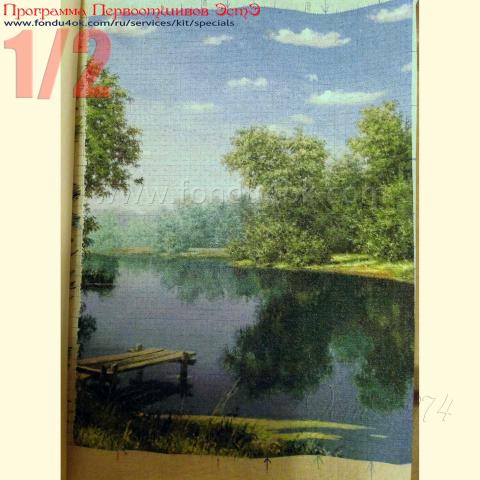 Вышивка - ткань: Страмин-Конгресс 24 ct, техника: петит/полукрест <br>Автор вышивки: Наталья Макарова (наталииии)<br>Программа Первоотшивов 2018, приз 1/2 работы