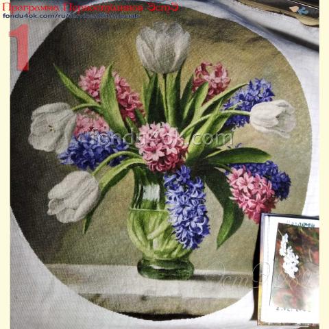 Вышивка  - ткань: Лугана 25 ct, техника: петит-полукрест <br>Автор вышивки: Алла Пащук (allijaja24)<br>Программа Первоотшивов 2022