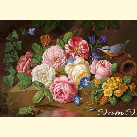 Скрин - компьютерное изображение схемы вышивки