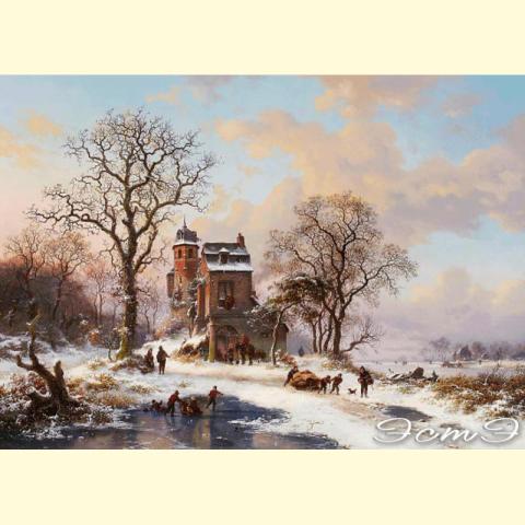 Скрин - компьютерное изображение схемы вышивки