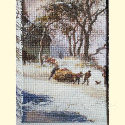 Вышивка  - ткань: Аида 18 ct, техника: крестик в 2 нитки<br>Автор вышивки: Лариса Бекряшева (ЛаВи)