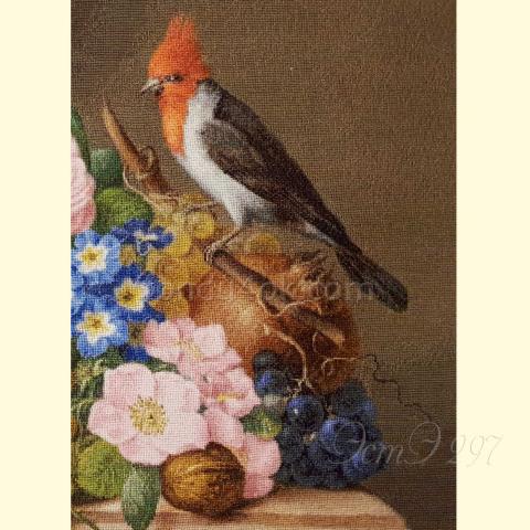 Вышивка - ткань: Аида 20 ct, техника: крестик в 2 нитки<br>Автор вышивки: Елена Кононенко