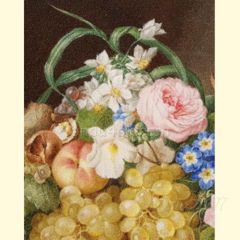 Вышивка - ткань: Аида 20 ct, техника: крестик в 2 нитки<br>Автор вышивки: Елена Кононенко