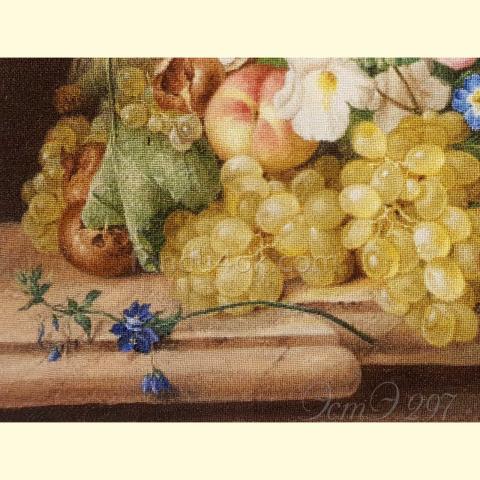 Вышивка - ткань: Аида 20 ct, техника: крестик в 2 нитки<br>Автор вышивки: Елена Кононенко