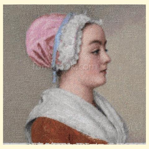 Вышивка - ткань: Аида 18 ct, техника: крестик <br>Автор вышивки: Лидия Козодоева (Василиса)
