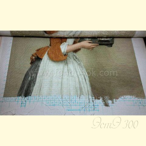 Вышивка - ткань: Аида 18 ct, техника: крестик <br>Автор вышивки: Илона Тормосова (кукла)