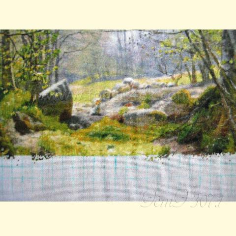 Вышивка  - ткань: Линда 27 ct, техника: петит-полукрест <br>Автор вышивки: Елена Камбалова (alenka8141)