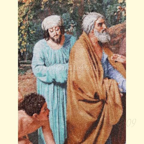 Вышивка  - ткань: Лугана 25 ct, техника: петит-полукрест <br>Автор вышивки: Елизавета Безобразова (bezobrazowaliz)