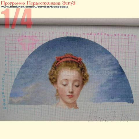 Вышивка - ткань: Конгресс-страмин 24 ct, техника: петит-полукрест <br>Автор вышивки: Елена Камбалова (alenka8141) <br>Программа Первоотшивов 2017, приз 1/4 работы