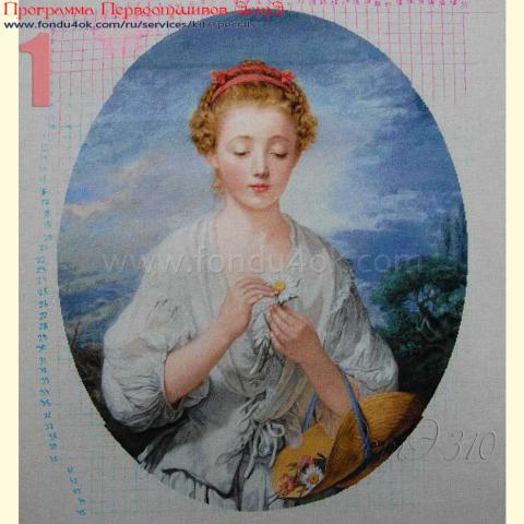 Вышивка - ткань: Конгресс-страмин 24 ct, техника: петит-полукрест <br>Автор вышивки: Елена Камбалова (alenka8141) <br>Программа Первоотшивов 2017, приз завершенная работа