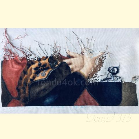 Вышивка - ткань: Аида 18 ct, техника: крест <br>Автор вышивки: Татьяна Равчеева (zoociti127560)