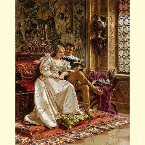 Оригинал схемы - отредактированная репродукция картины