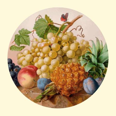 Скрин - компьютерное изображение схемы вышивки