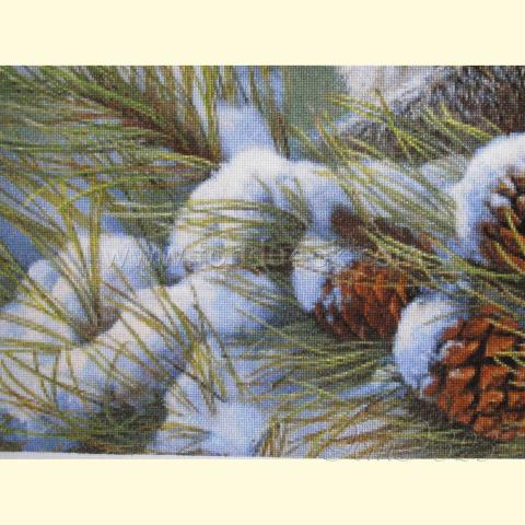 Вышивка  - ткань: Аида 18 ct, техника: крестик в 2 нитки<br>Автор вышивки: Лариса Бекряшева (ЛаВи)