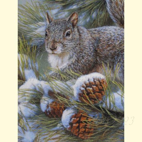 Вышивка  - ткань: Аида 18 ct, техника: крестик в 2 нитки<br>Автор вышивки: Лариса Бекряшева (ЛаВи)