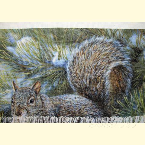 Вышивка  - ткань: Аида 18 ct, техника: крестик в 2 нитки<br>Автор вышивки: Лариса Бекряшева (ЛаВи)