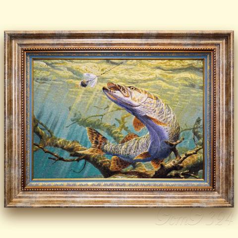 Оформленная вышивка - ткань: Линда 27 ct, техника: петит-поинт <br>Автор вышивки: Эльмира Мусина (elishka)<!--:en-->Embroidery - fabric: Linda 27 ct, stitch type: petit-point <br>Author of the embroidery: Elmira Musina (elishka)