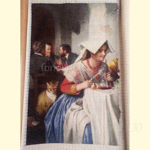 Вышивка - ткань: Конгресс-страмин 24 ct, техника: петит-полукрест <br>Автор вышивки: Юлия Олейник