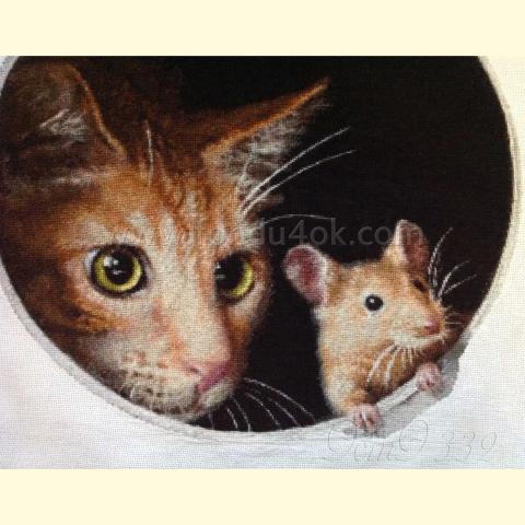 Вышивка - ткань: Аида 20 ct, техника: крестик в 2 нитки<br>Автор вышивки: Любовь Пшеничникова (pshenichka63)