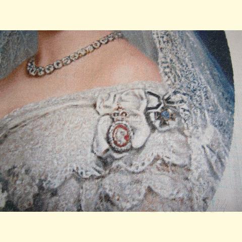 Вышивка  - ткань: Конгресс-страмин 24 ct, техника: петит-полукрест <br>Автор вышивки: Ирина Чистова (Шелли)