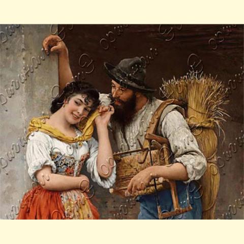 Оригинал схемы - отредактированная репродукция картины