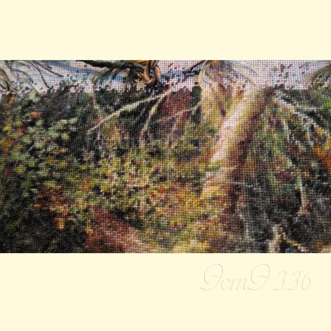 Вышивка - ткань: Сетка гобеленовая 25 ct, техника: петит/полукрест <br>Автор вышивки: Мария Зубанова (marycia)