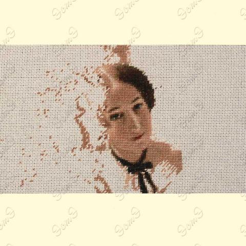 Вышивка  - ткань: Лугана 25 ct, техника: петит-поинт <br>Автор вышивки:  ЭстЭ