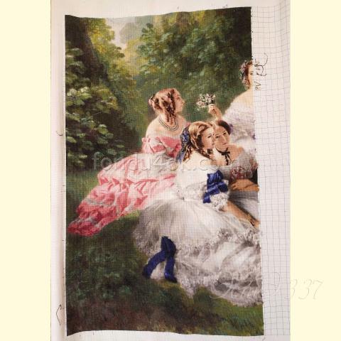 Вышивка  - ткань: Аида 18 ct, техника: крестик в 2 нитки <br>Автор вышивки: Людмила Зенгер