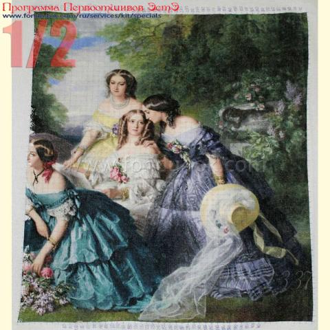 Вышивка  - ткань: Лугана 25 ct, техника: петиит-полукрест<br>Автор вышивки: Ольга Гаганичева (kukuruzina)<br>Программа Первоотшивов 2019, приз 1/2 работы