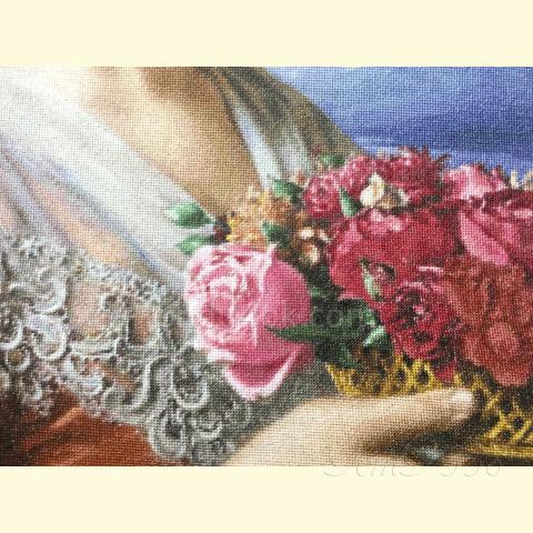 Вышивка - ткань: Конгресс-страмин 24 ct, техника: петит-полукрест <br>Автор вышивки: Татьяна Федина (tatusha)