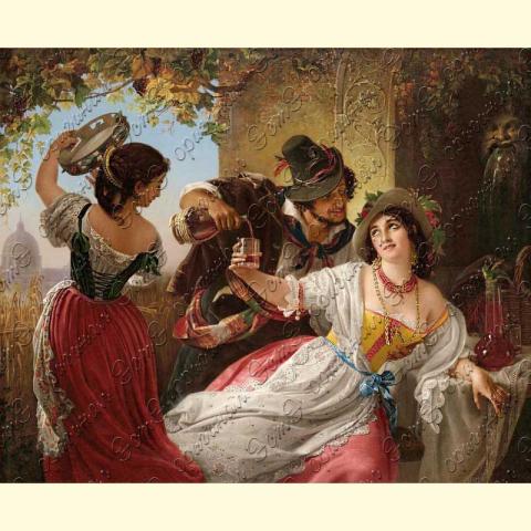 Оригинал схемы - отредактированная репродукция картины