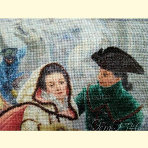 Вышивка  - ткань: Конгресс-страмин 24 ct, техника: петит-полукрест <br>Автор вышивки: Ирина Чистова (Шелли)