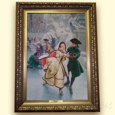 Вышивка в оформлении - ткань: Конгресс-страмин 24 ct, техника: петит-полукрест <br>Автор вышивки: Ирина Чистова (Шелли)