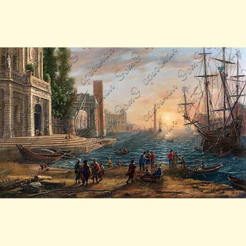 Оригинал схемы - отредактированная репродукция картины