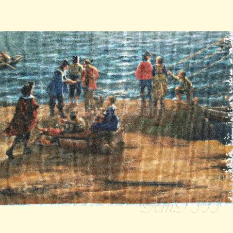 Вышивка  - ткань: Лугана 25 ct, техника: петит-полукрест<br>Автор вышивки: Елена Сандул (elenass911)