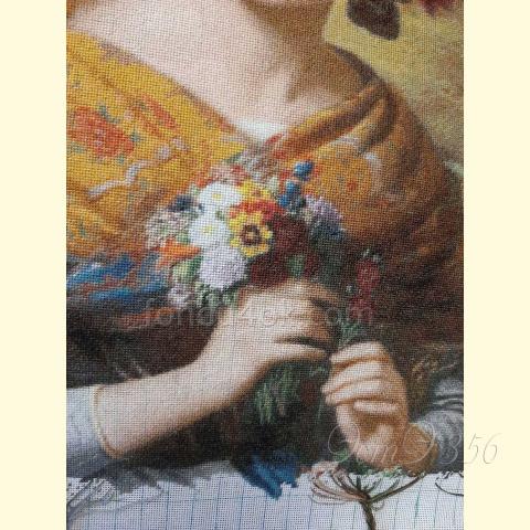 Вышивка  - ткань: Страмин-Конгресс 24 ct, техника: петит/полукрест <br>Автор вышивки: Валентина Фефелова (Pink_fish)