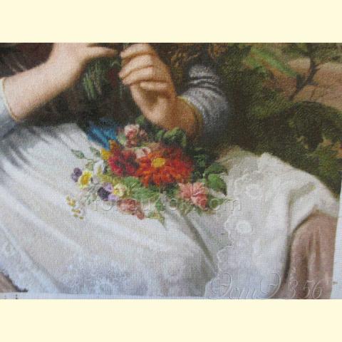 Вышивка  - ткань: Страмин-Конгресс 24 ct, техника: петит/полукрест <br>Автор вышивки: Валентина Фефелова (Pink_fish)