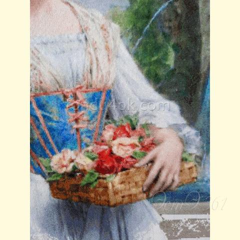 Вышивка - ткань: Аида 18 ct, техника: крестик в 2 нитки<br>Автор вышивки: Ирина Лемзина