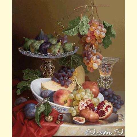 Скрин - компьютерное изображение схемы вышивки