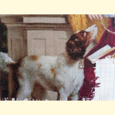 Вышивка  - ткань: Конгресс-страмин 24 ct, техника: петит-полукрест <br>Автор вышивки: Ирина Чистова (Шелли)