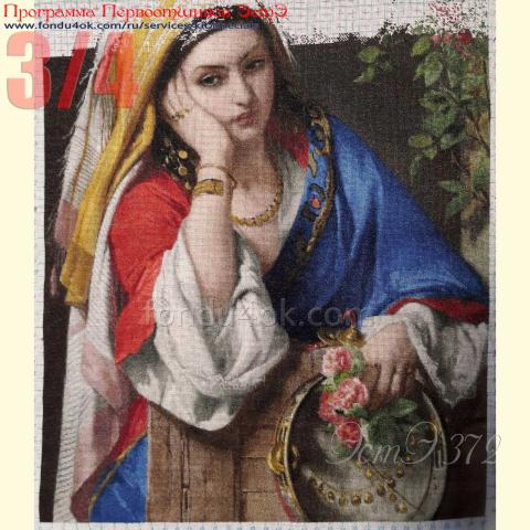 Вышивка  - ткань: Страмин-Конгресс 24 ct, техника: петит/полукрест <br>Автор вышивки: Алла Доменко (domenkoalla )<br>Программа Первоотшивов 2020, приз 3/4 работы