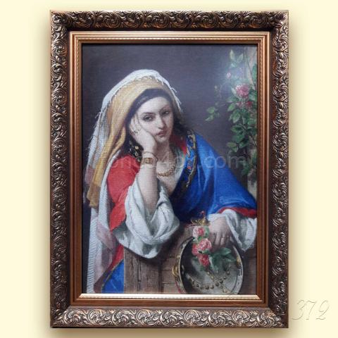 Оформленная вышивка  - ткань: Страмин-Конгресс 24 ct, техника: петит/полукрест <br>Автор вышивки: Алла Доменко (domenkoalla)