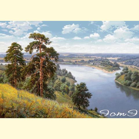 Скрин - компьютерное изображение схемы вышивки