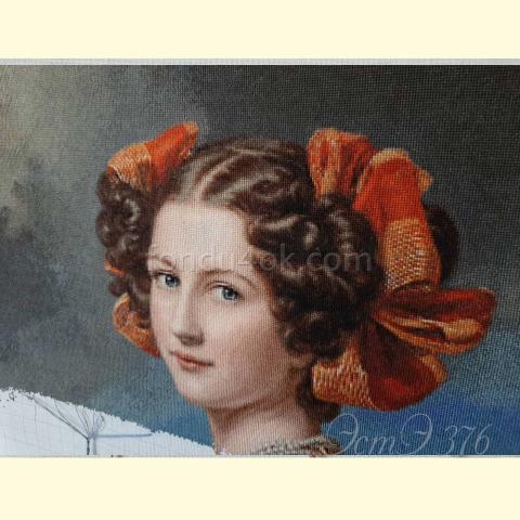 Вышивка - ткань: Аида 18 ct, техника: крестик<br>Автор вышивки: Валентина Фефелова (Pink_fish)