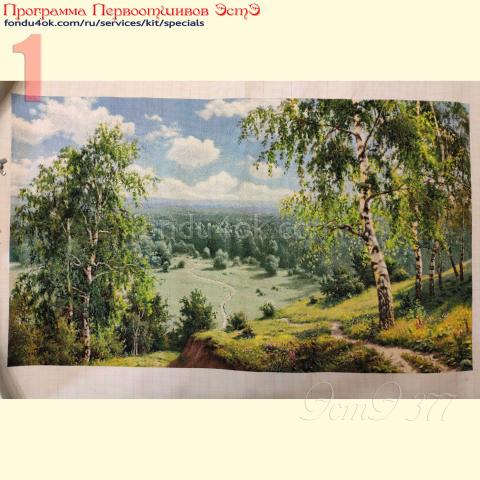 Вышивка  - ткань: Аида 18 ct, техника: крестик в 2 нитки<br>Автор вышивки: Наталия Агафонова (agafonova_nata)<br>Программа Первоотшивов 2021