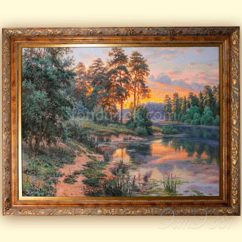 Вышивка в оформлении - ткань: Страмин 24 ct, техника: петит-полукрест <br>Автор вышивки: Лариса Якубова (fatima7aminna)