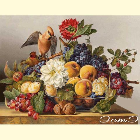 Скрин - компьютерное изображение схемы вышивки